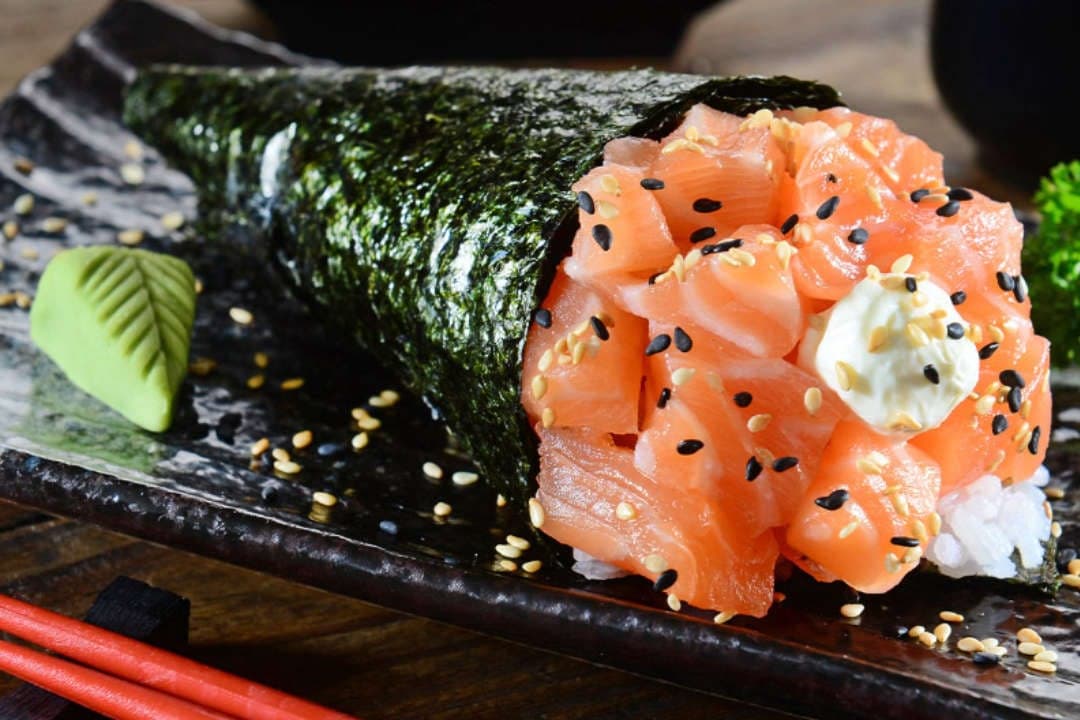 Temaki de Salmão
